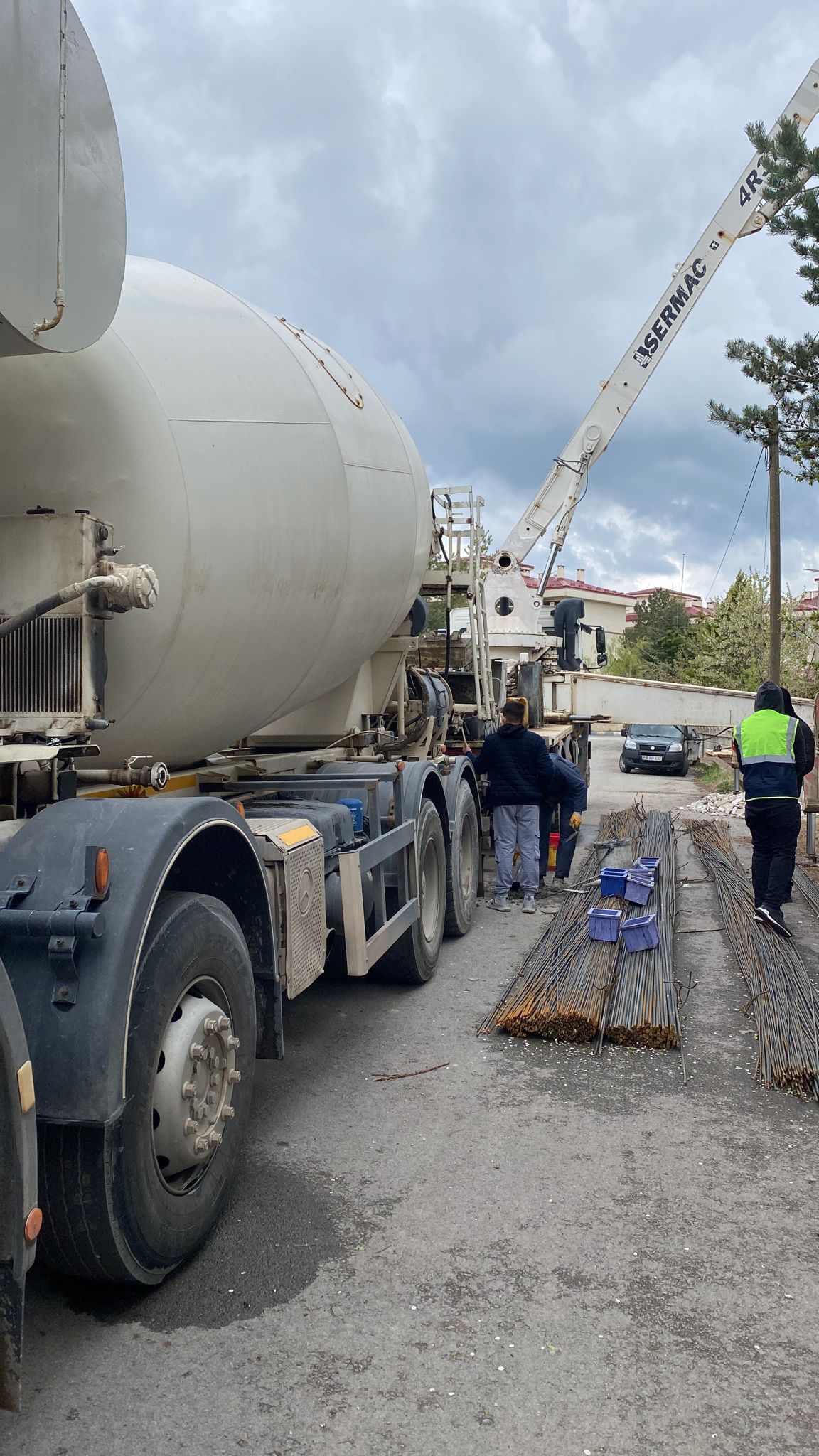 Şarkışla Esentepe Mahallesi İnşaat Temeli